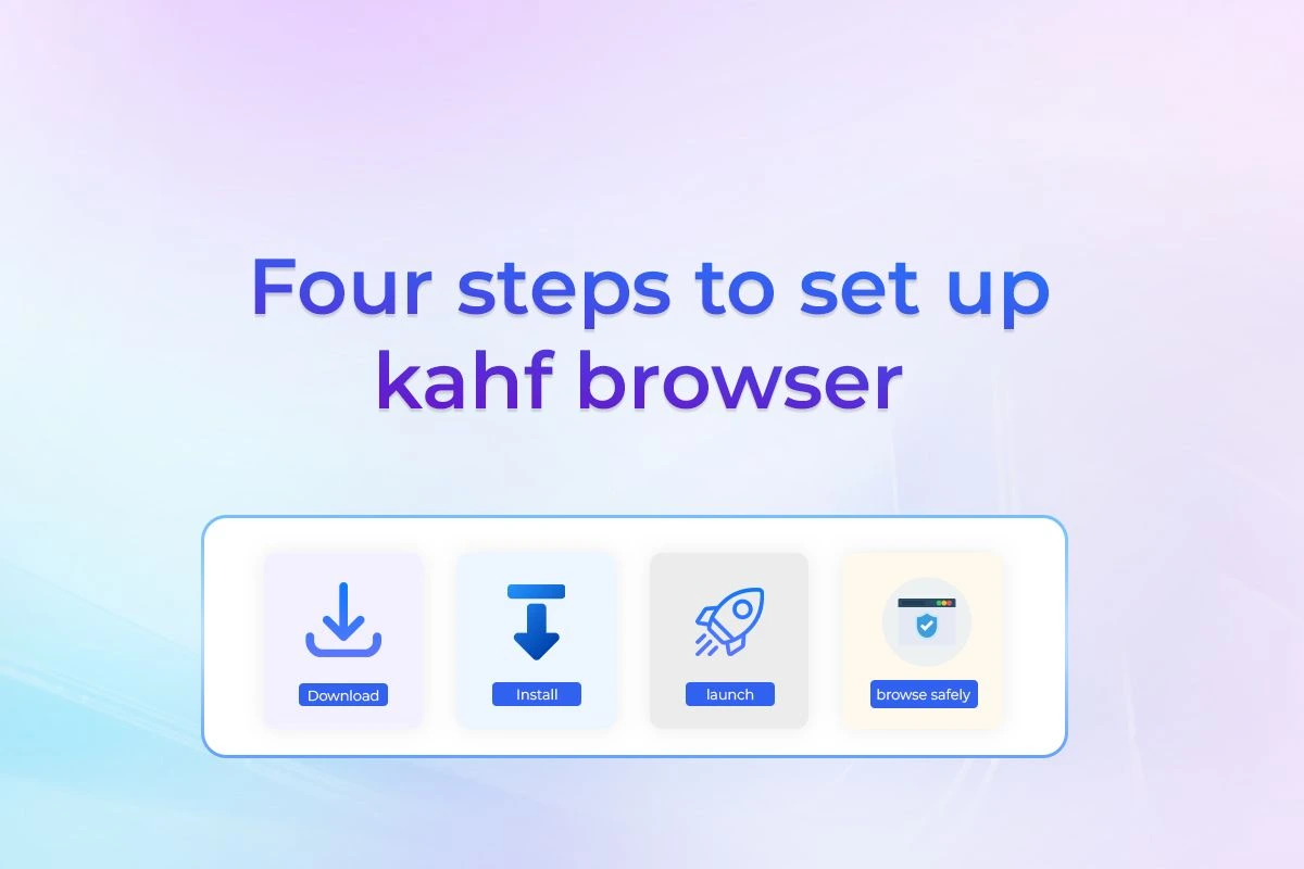 Halal Browser Protects Your Family From Haram Content 4 Four steps to set up Kahf Browser: Download, Install, Launch, Browse safely